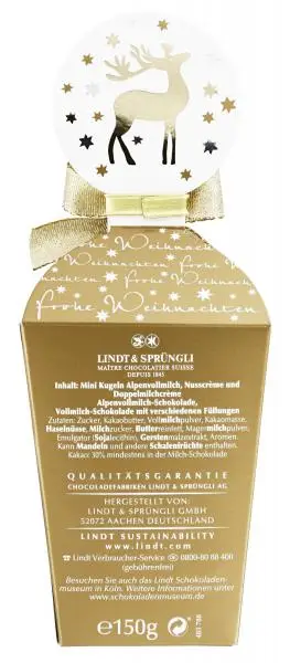 Barras de chocolate Lindt | Lindt Gold Mini Balls | Chocolate Lindt | Chocolate suíço | 5,2 onças no total - Image 2