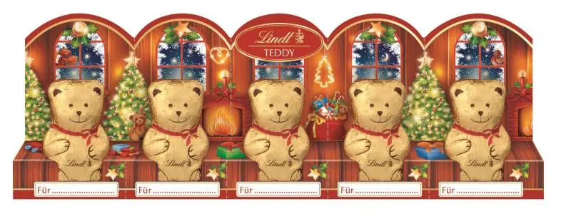 Barras de chocolate Lindt | Lindt Mini Teddies | Chocolate Lindt | Chocolate suíço | 1,7 onças no total