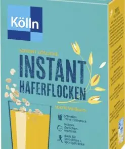 Cereais Kölln | Flocos instantâneos Kölln | Muesli Kölln | Musli Kölln | 250 g no total