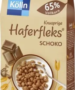 Cereais Kölln | Aveia Crocante com Chocolate Kölln | Muesli Kölln | Musli Kölln | 375 g no total