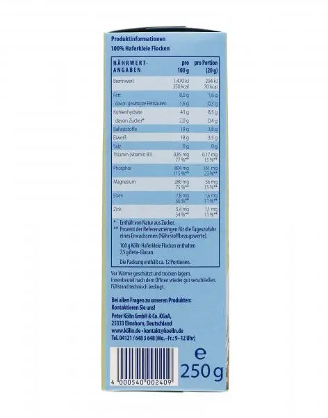 Cereais Kölln | Flocos de farelo de aveia Kölln Balance | Muesli Kölln | Musli Kölln | 8,8 onças no total - Image 2