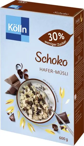 Cereais Kölln | Muesli de Chocolate Kölln | Muesli Kölln | Musli Kölln | 21,1 onças no total