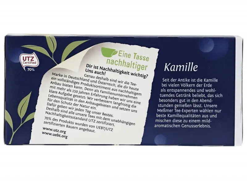 Chá Messmer Alemanha | Chá Messmer Camomila Suave | Messmer Tee | Chá da Alemanha | 37 g no total - Image 2