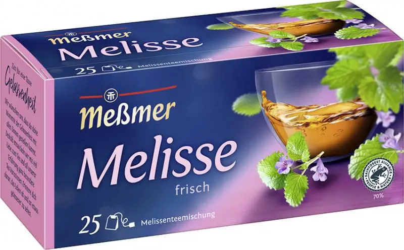 Messmer Tea Germany | Meßmer Tea Melissa Blend | Messmer Tee | Tea From Germany | 1,7 Ounce Total
