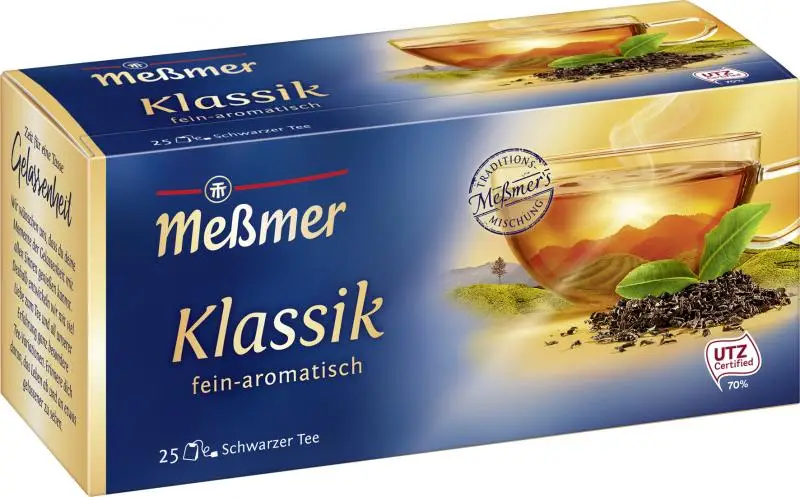 Chá Messmer Alemanha | Messmer Classic | Messmer Tee | Chá da Alemanha | 1,5 onças no total