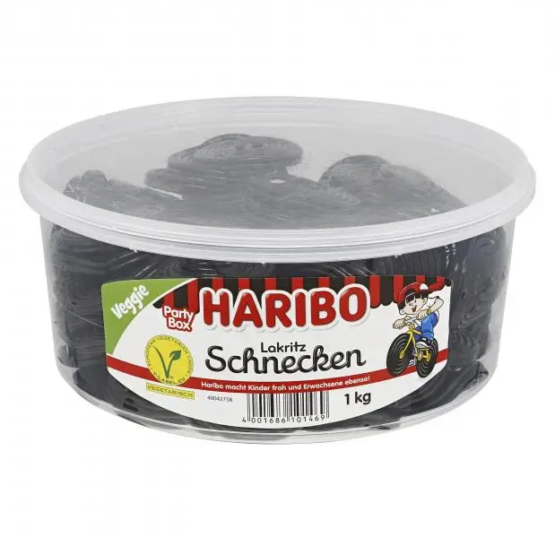 HARIBO Süßigkeiten | HARIBO Lakritzschnecken | HARIBO Gummibärchen | HARIBO Gummibonbons | Insgesamt 35,2 Unzen