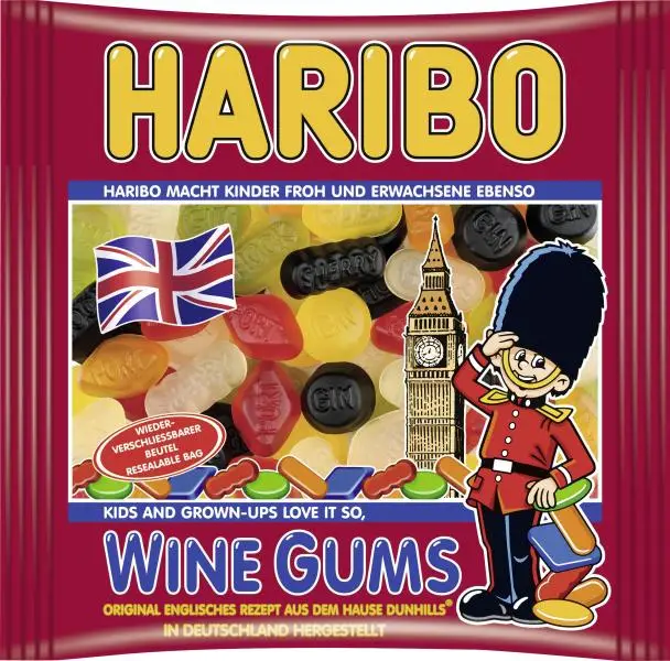 HARIBO Candy | HARIBO Wine Gums | HARIBO Gummies | HARIBO Gummi Candy | 17,6 Ounce Total