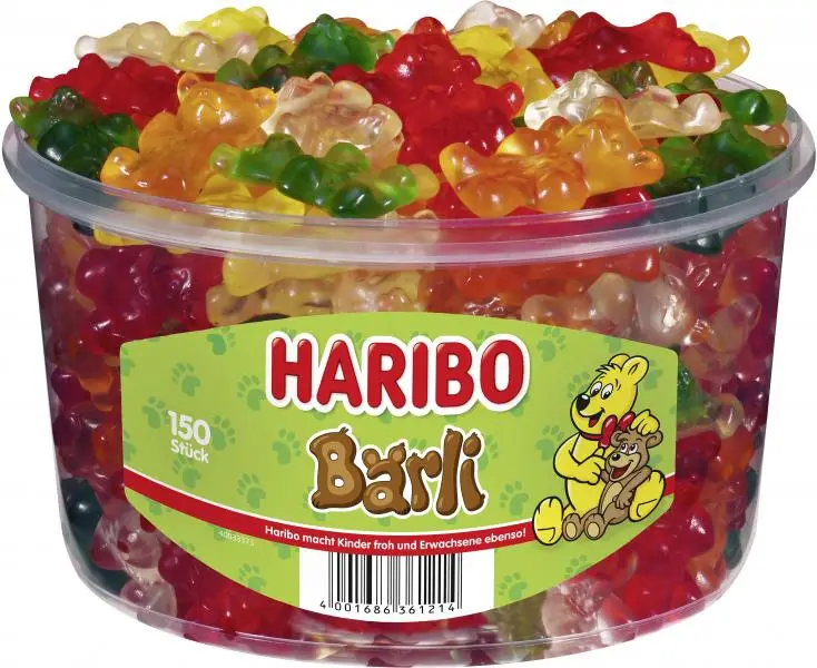 HARIBO Candy | HARIBO Bear Mix | HARIBO Gummies | HARIBO Gummi Candy | 42,3 Ounce Total