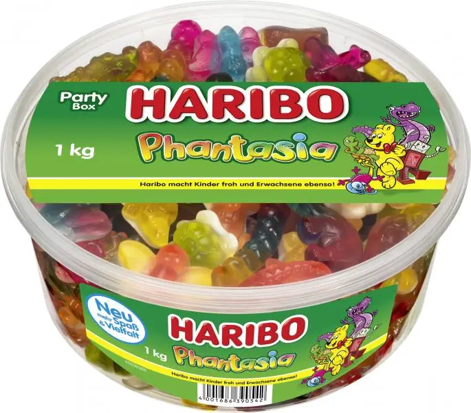 HARIBO Süßigkeiten | HARIBO Phantasia Party Box | HARIBO Gummibärchen | HARIBO Gummibonbons | Insgesamt 35,2 Unzen