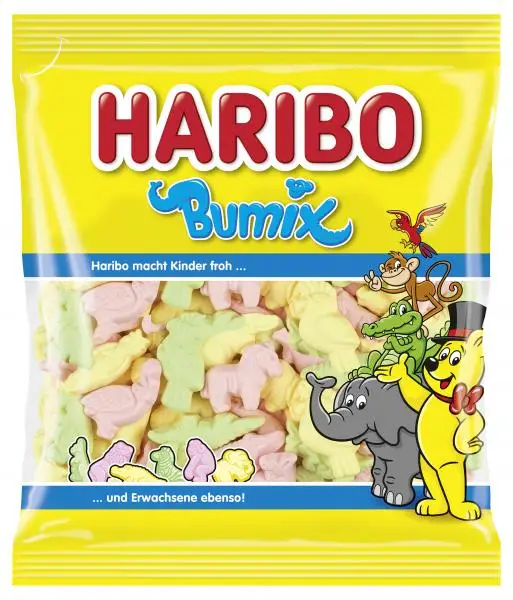 Doces HARIBO | HARIBO Bumix | Gomas HARIBO | Doces de goma HARIBO | 6,1 onças no total