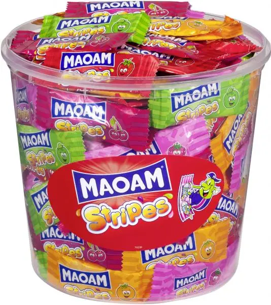 Maoam Süßigkeiten | Maoam Streifen | Maoam Bonbontüten | Maoam Leckereien | Insgesamt 37 Unzen