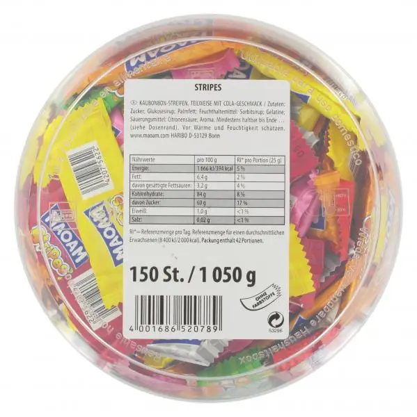 Maoam Süßigkeiten | Maoam Streifen | Maoam Bonbontüten | Maoam Leckereien | Insgesamt 37 Unzen – Bild 2