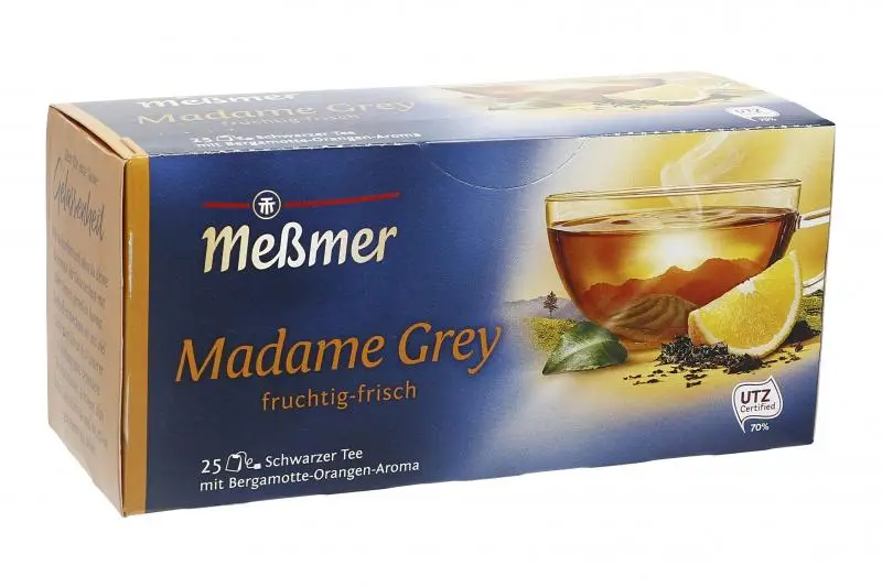 Chá Messmer Alemanha | Chá Messmer Madame Grey | Chá Messmer | Chá da Alemanha | 1,5 onças no total