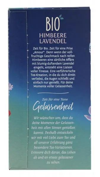 Chá Messmer Alemanha | Chá Meßmer Framboesa Lavanda | Messmer Tee | Chá da Alemanha | 1,7 onças no total - Image 2