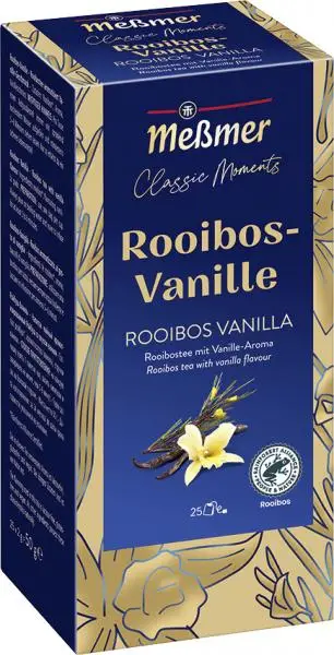 Messmer Tee Deutschland | Meßmer Classic Moments Rooibos Vanille | Messmer Tee | Tee aus Deutschland | 1,7 Unzen insgesamt