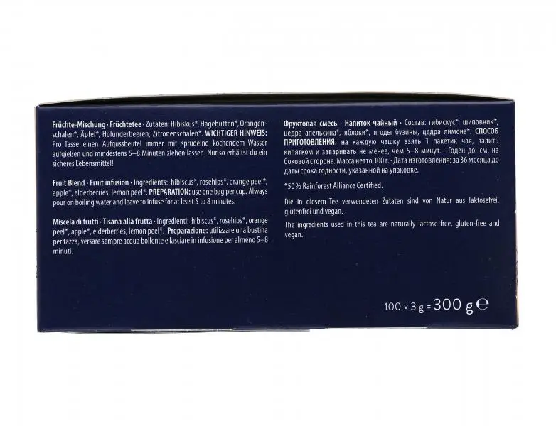 Chá Messmer Alemanha | Chá Messmer Profiline Mistura de Frutas | Messmer Tee | Chá da Alemanha | 10,5 onças no total - Image 2