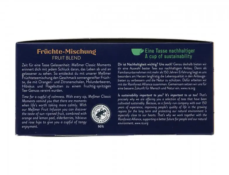 Chá Messmer Alemanha | Chá Messmer Profiline Mistura de Frutas | Messmer Tee | Chá da Alemanha | 10,5 onças no total - Image 4