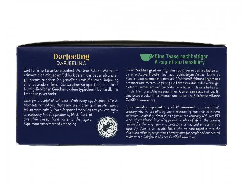 Chá Messmer Alemanha | Chá Messmer Profiline Darjeeling | Messmer Tee | Chá da Alemanha | 6,1 onças no total - Image 4