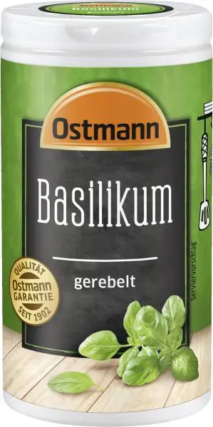 Temperos Ostmann | Manjericão Ostmann | Especiarias Ostmann | Ostmann Gewürze | 0,4 onças no total