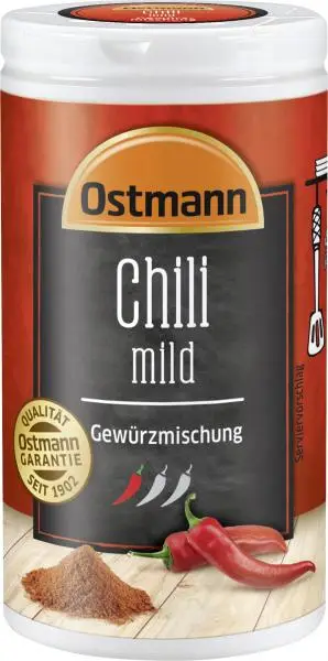 Temperos Ostmann | Pimenta Mild Ostmann | Especiarias Ostmann | Ostmann Gewürze | 34 g no total
