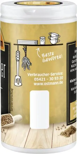 Temperos Ostmann | Coentro moído Ostmann | Especiarias Ostmann | Ostmann Gewürze | 22 g no total - Image 3