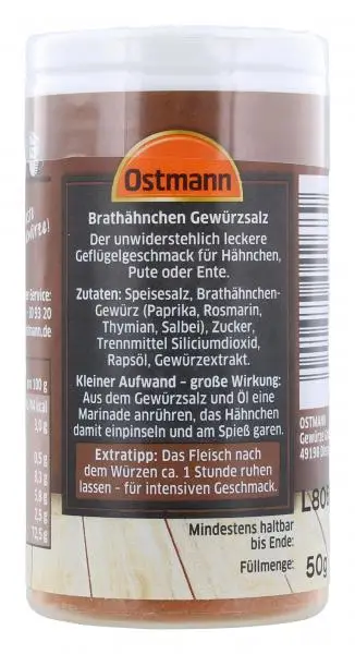 Ostmann Seasonings | Ostmann Roast Chicken Seasoning Salt | Ostmann Spices | Ostmann Gewürze | 1,7 Ounce Total - Image 3