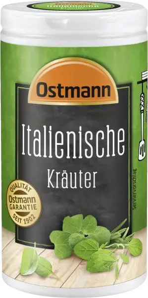 Temperos Ostmann | Ervas italianas Ostmann | Especiarias Ostmann | Ostmann Gewürze | 0,4 onças no total