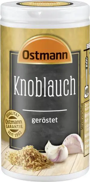 Temperos Ostmann | Alho Assado Ostmann | Especiarias Ostmann | Ostmann Gewürze | 1,4 onças no total