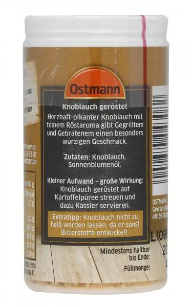 Temperos Ostmann | Alho Assado Ostmann | Especiarias Ostmann | Ostmann Gewürze | 1,4 onças no total - Image 3