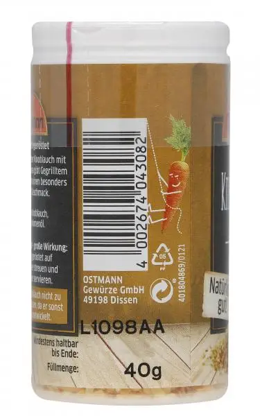 Temperos Ostmann | Alho Assado Ostmann | Especiarias Ostmann | Ostmann Gewürze | 1,4 onças no total - Image 4