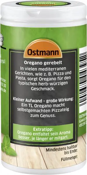 Ostmann Seasonings | Ostmann Oregano Rubbed | Ostmann Spices | Ostmann Gewürze | 0,4 onças no total - Image 2