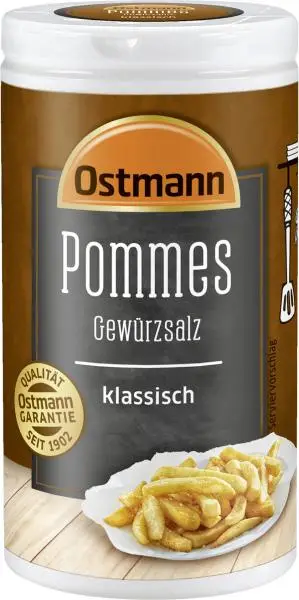 Temperos Ostmann | Tempero para batatas fritas Ostmann | Especiarias Ostmann | Ostmann Gewürze | 2,4 onças no total