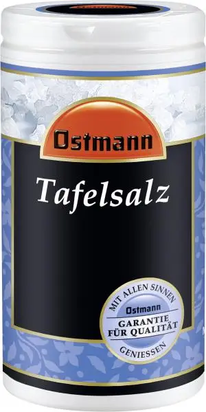 Temperos Ostmann | Sal de mesa Ostmann | Especiarias Ostmann | Ostmann Gewürze | 3,1 onças no total