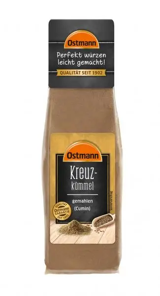 Temperos Ostmann | Cominho moído Ostmann | Especiarias Ostmann | Ostmann Gewürze | 1,7 onças no total