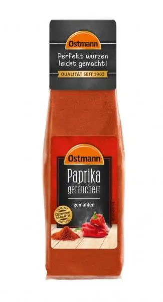 Temperos Ostmann | Páprica defumada Ostmann | Especiarias Ostmann | Ostmann Gewürze | 1,7 onças no total