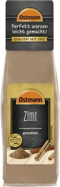 Temperos Ostmann | Canela em pó Ostmann | Especiarias Ostmann | Ostmann Gewürze | 1,5 onças no total
