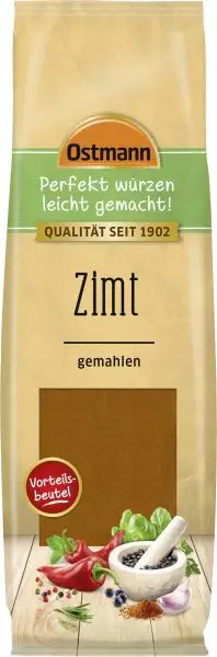 Temperos Ostmann | Canela em pó Ostmann | Especiarias Ostmann | Ostmann Gewürze | 2,8 onças no total