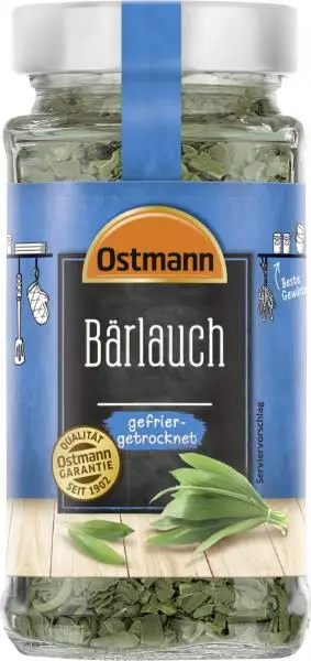 Temperos Ostmann | Alho Liofilizado Ostmann Bear'S | Especiarias Ostmann | Ostmann Gewürze | 0,3 onças no total
