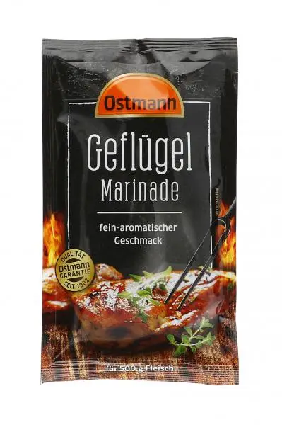 Temperos Ostmann | Marinada pronta para aves Ostmann | Especiarias Ostmann | Ostmann Gewürze | 74 g no total