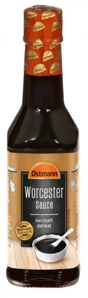 Temperos Ostmann | Molho Worcester Ostmann | Especiarias Ostmann | Ostmann Gewürze | 5,2 onças no total