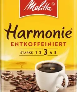 Café Melitta | Café Melitta Harmonie décaféiné | Melitta Kaffee | Mellita | 17,6 onces au total