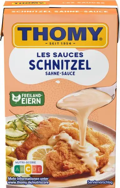 Molho Thomy | Molho Thomy Les Sauces Schnitzel Cream | Molho Alemão | Molho Alemão Thomy | 8,8 onças no total