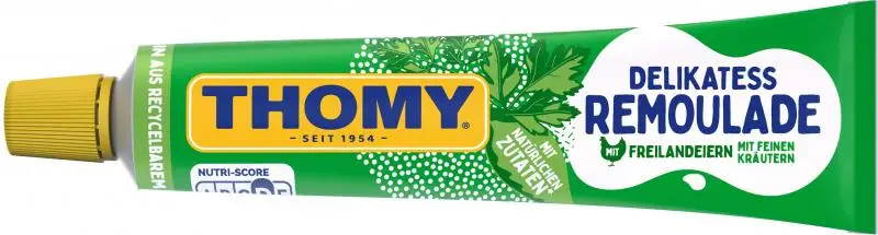 Molho Thomy | Remoulade Thomy | Molho Alemão | Molho Alemão Thomy | 3,5 onças no total