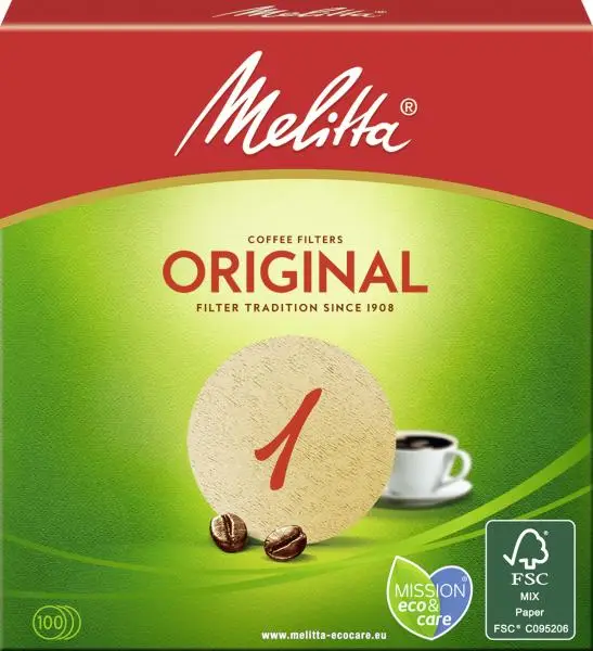 Café Melitta | Filtro de café redondo Melitta | Melitta Kaffee | Mellita | 7 onzas en total