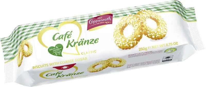 Coppenrath Kekse | Coppenrath Café Wreaths | Coppenrath Kekse | Deutsche Kekse aus Deutschland | Insgesamt 8,8 Unzen