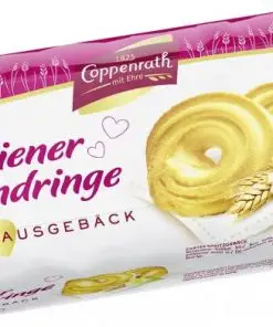 Coppenrath Cookies | Coppenrath Viennese Sand Rings | Coppenrath Biscuits | German Cookies From Germany | 7 Ounce Total