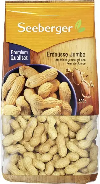 Seeberger Nuts | Seeberger Peanuts Jumbo | Seeberger Food | German Nuts | 17,6 Ounce Total