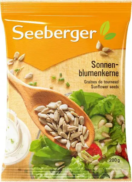 Nozes Seeberger | Sementes de girassol Seeberger | Alimentos Seeberger | Nozes alemãs | 7 onças no total