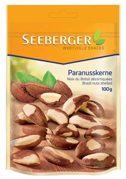 Nozes Seeberger | Nozes do Brasil Seeberger | Alimentos Seeberger | Nozes alemãs | 3,5 onças no total