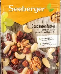 Nozes Seeberger | Mistura de frutos secos Seeberger | Alimentos Seeberger | Nozes alemãs | 5,2 onças no total